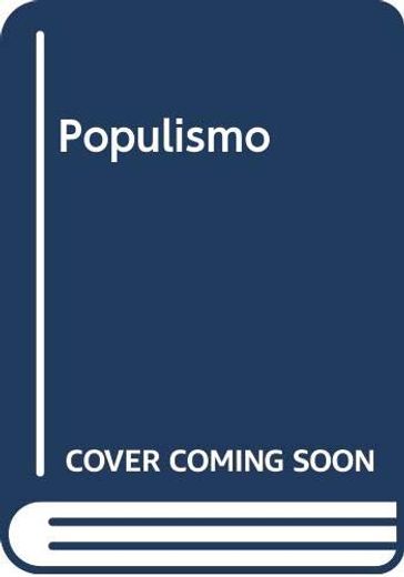 Populismo (in Castilian)