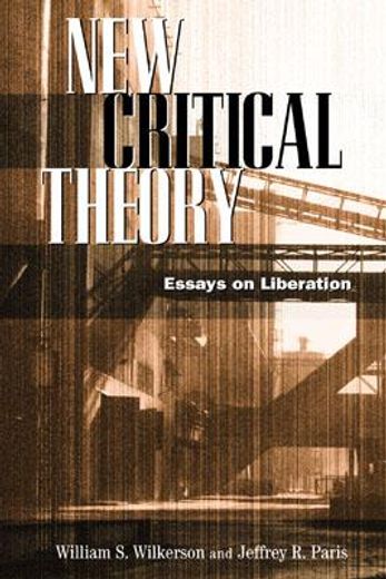 new critical theory,essays on liberation