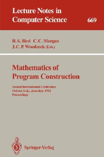mathematics of program construction (en Inglés)