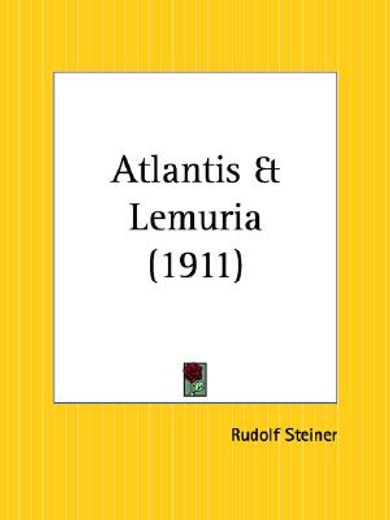 the submerged continents of atlantis and lemuria