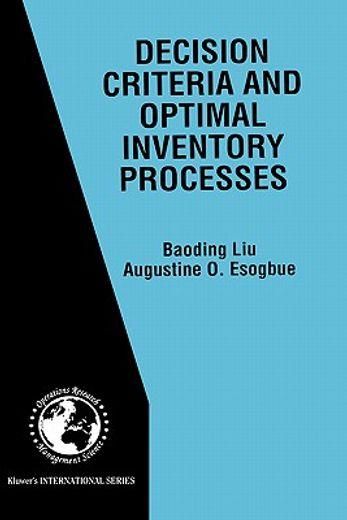 decision criteria and optimal inventory processes (en Inglés)