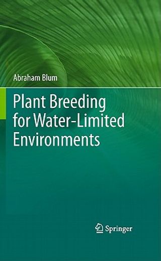 plant breeding for water-limited environments (en Inglés)
