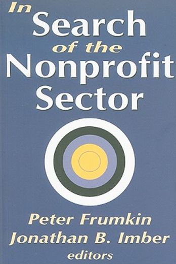 in search of the nonprofit sector