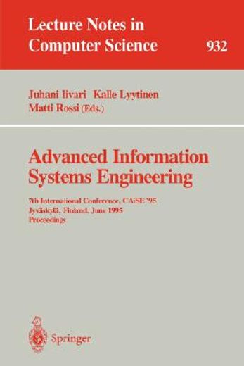 advanced information systems engineering (en Inglés)