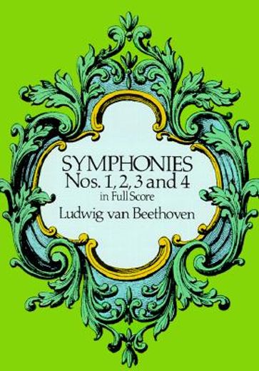 symphonies nos. 1,2,3 and 4 in full score (in English)