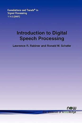 introduction to digital speech processing