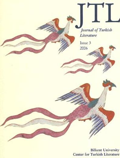 journal of turkish literature (jtl),issue 3