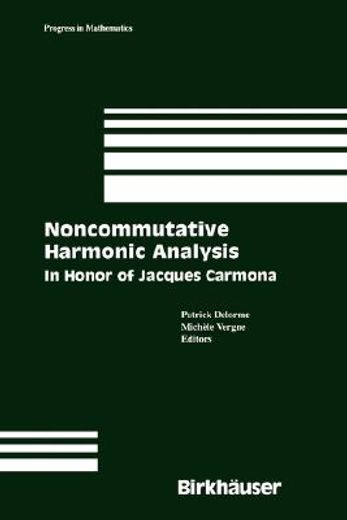 noncommutative harmonic analysis (en Inglés)