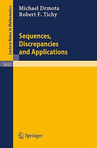 sequences, discrepancies and applications (en Inglés)