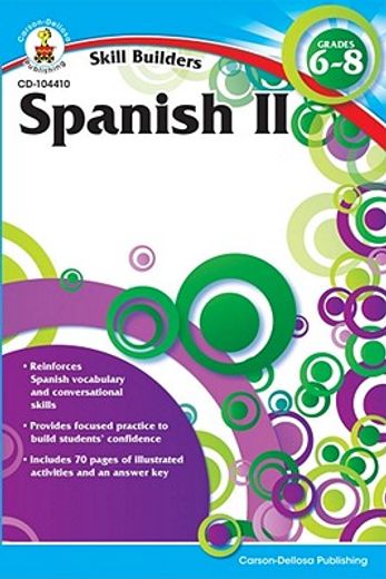 spanish ii, grades 6-8 (en Inglés)