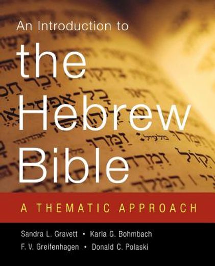an introduction to the hebrew bible,a thematic approach (en Inglés)