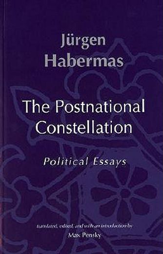 the postnational constellation,political essays