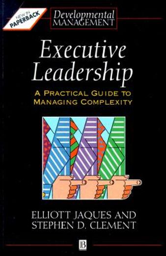 executive leadership,a practical guide to managing complexity (en Inglés)