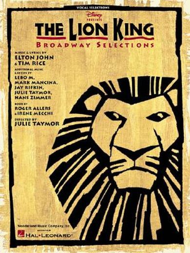 the lion king,broadway selections