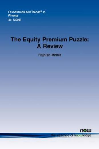 equity premium puzzle,a review