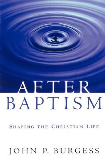 after baptism,shaping the christian life (en Inglés)