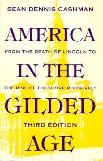 america in the gilded age,from the death of lincoln to the rise of theodore roosevelt