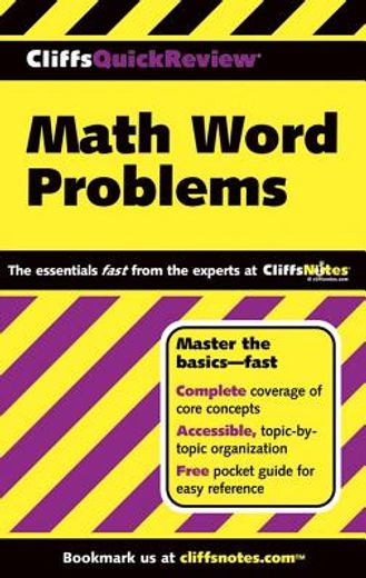 cliffs quickreview math word problems