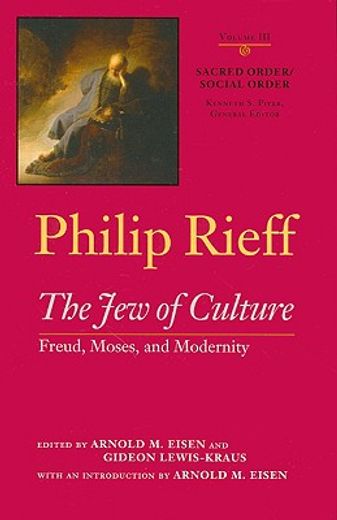 the jew of culture,freud, moses, and modernity