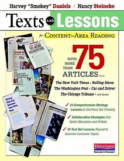 texts and lessons for content-area reading