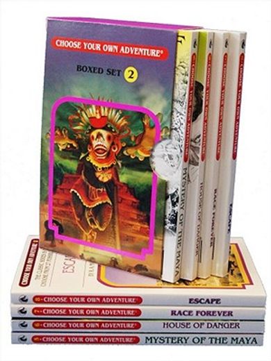 choose your own adventure set 2,mystery of the maya / house of danger / race forever / escape (in English)