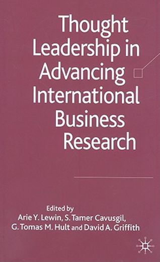 thought leadership in advancing international business research