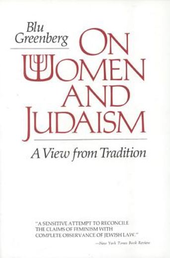 on women and judaism,a view from tradition (in English)