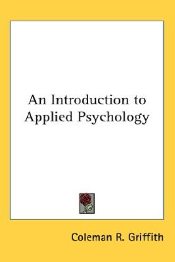 an introduction to applied psychology