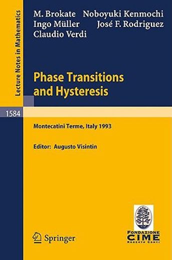 phase transitions and hysteresis (en Inglés)