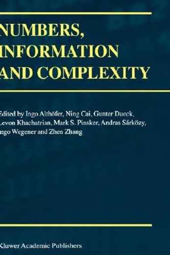 numbers, information and complexity (en Inglés)