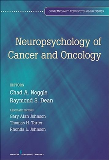 neuropsychology of cancer and oncology (en Inglés)