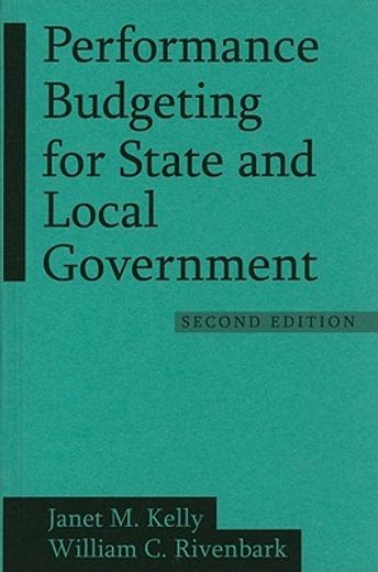 performance budgeting for state and local government