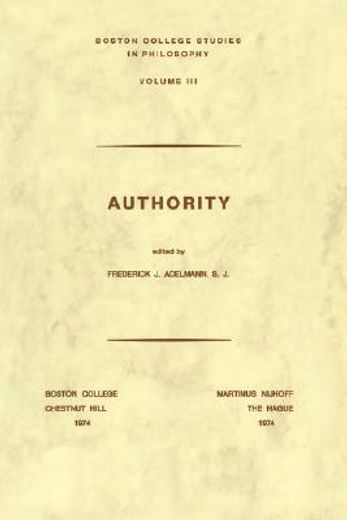 authority (en Inglés)