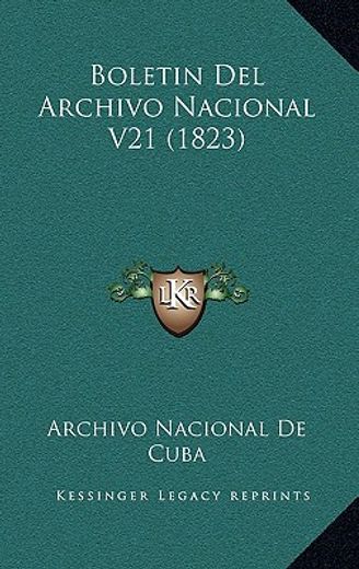 boletin del archivo nacional v21 (1823)