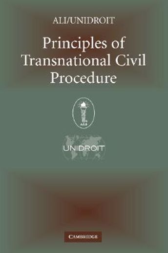 Principles of Transnational Civil Procedure (en Inglés)