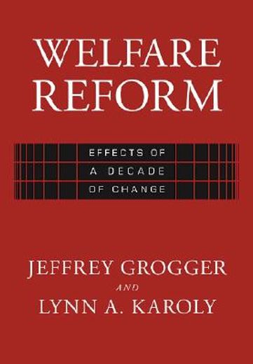 welfare reform,effects of a decade of change