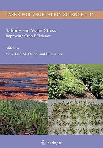 salinity and water stress,improving crop efficiency