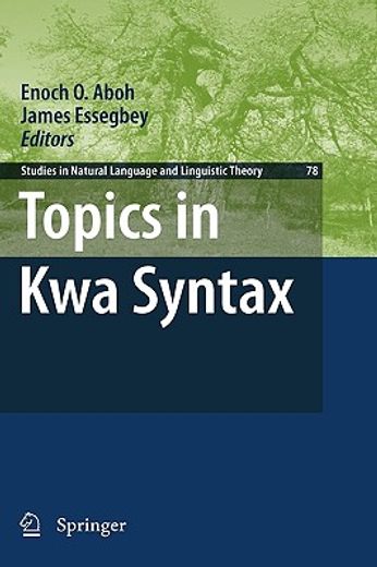 topics in kwa syntax (en Inglés)