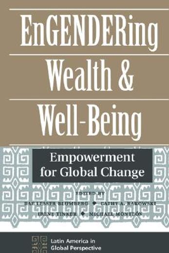 engendering wealth and well-being: empowerment for global change