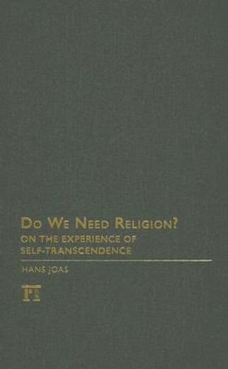 do we need religion?,on the experience of self-transcendence