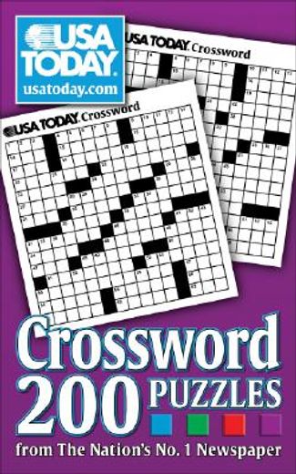 usa today crossword,200 puzzles from the nation´s no. 1 newspaper (in English)