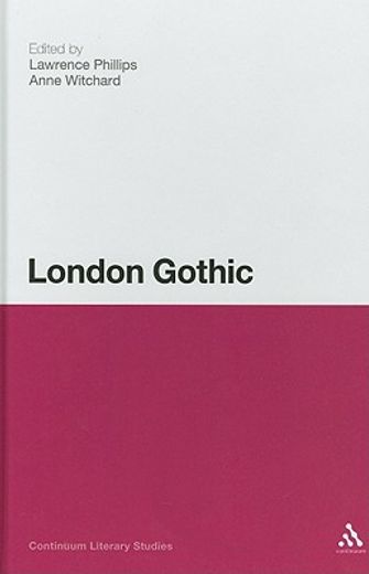 london gothic,place space and the gothic imagination