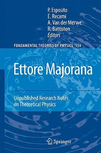 ettore majorana,unpublished research notes on theoretical physics