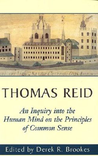 thomas reid,an inquiry into the human mind on the principles of common sense