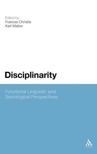 disciplinarity,functional linguistics and sociological perspectives