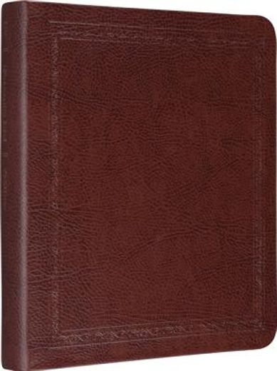 the holy bible esv english standard version journaling bible,esv journaling bible mocha,bonded leather,threshold design