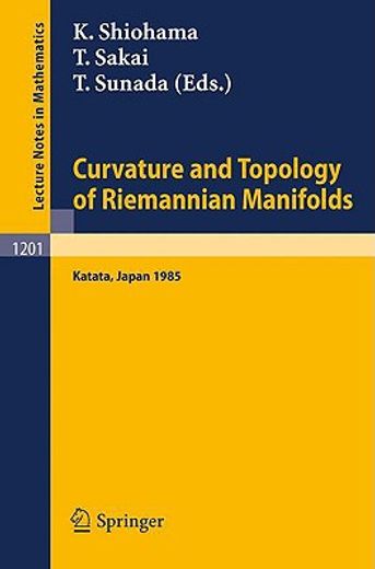 curvature and topology of riemannian manifolds (en Inglés)