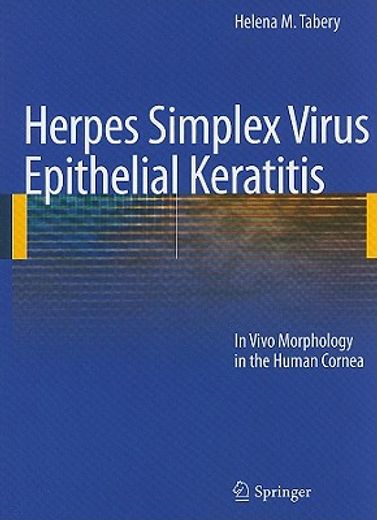 herpes simplex virus epithelial keratitis,in vivo morphology in the human cornea