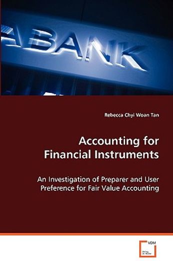 accounting for financial instruments