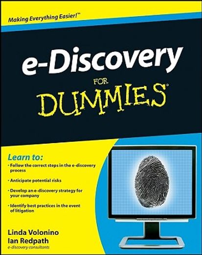 e-discovery for dummies (en Inglés)